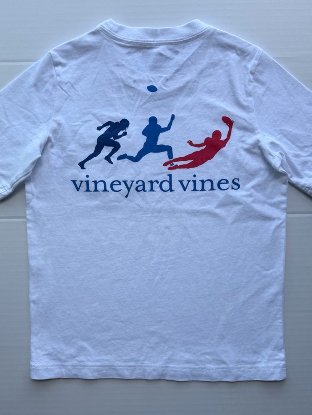 Vineyard Vines Boys Graphic Pocket Tee Size 4T White New w/ Flaws